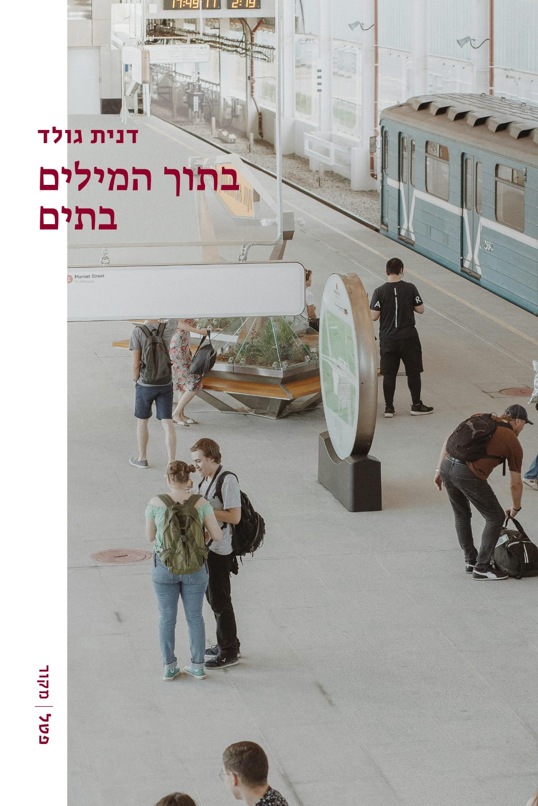עטיפת הספר בתוך המילים בתים מאת דנית גולד